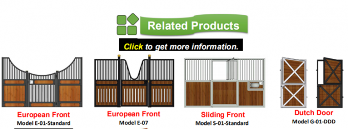 Hdpe 8mm Kandang Kuda Bergerak Portabel Sementara Prefab Handal 4