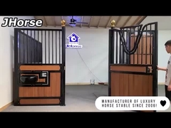 Swing Door Higher Luxury Style European Horse Stalls With Yoke Stable Front