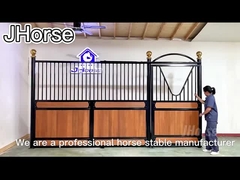 Stall Horse Stable Front Pintu dan panel sisi dengan kayu bambu