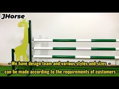 Produk Penghalang Kuda Lompatan Kuda Peralatan Aluminium Untuk Kuda