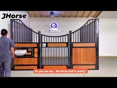 portabel 3.6m baja galvanis kandang kuda untuk halaman kuda panel