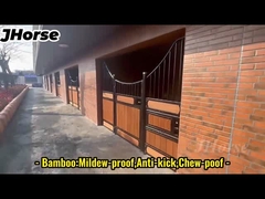 Longlife JH Brand Horse Stable Box Horse Stall Front Pintu Dengan Kayu Bambu