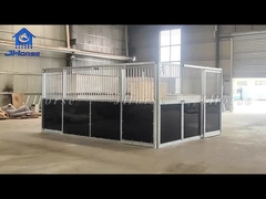 10ft 12ft Portable Horse Stall Panel Baja Sementara Disesuaikan Ekonomi Aluminium