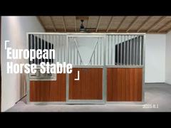 Galvanis Perak Baja Kerangka Logam Kuda Stall Depan Tugas Berat