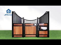 Modular Custom Stalls Kuda Baja Q235 Q235B Dan Bahan Kayu Weatherproof