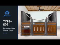 Atap Berkuda Prefabrikasi Peralatan Kandang Kuda Eropa Kandang Pertanian Gratis