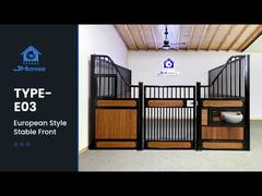 Semua Warna Kandang Kuda Eropa, Kit Depan Kandang Perlengkapan Peternakan Kuda