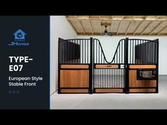 Memperkenalkan Panel Depan Tahan Cuaca Dilas Powder Coated untuk Kandang Kuda Bambu Bamboo