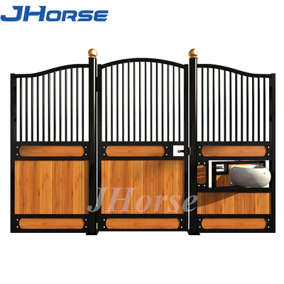 Classic Equine 14 Foot Barn Stall Bagian Depan Peralatan Kandang Kuda Galvanis Tertutup Stabil