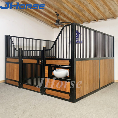 Stable Horse Stall Front Struktur Baja Tugas Berat