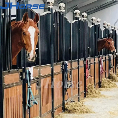 Farm Riding European Horse Stalls Custom Equine Barns 2.2m Height Assembly Mudah