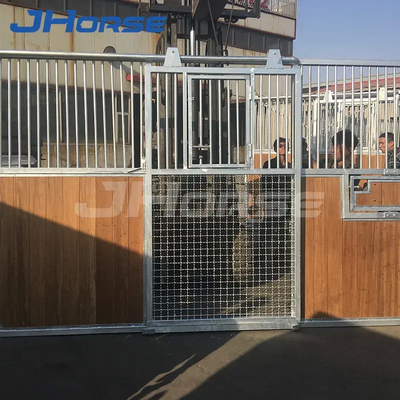Panel Gudang 3000mm Rumah Kuda Portabel Pengumpan Kuda Bambu