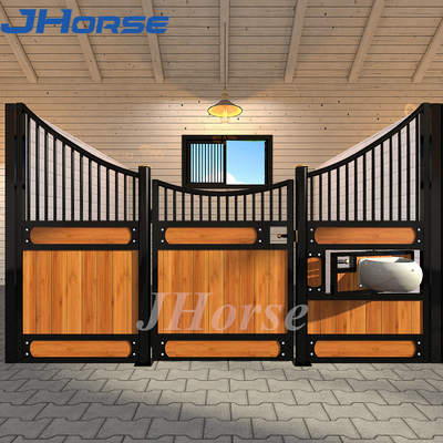 Sesuaikan Desain Front Stall Kuda, Front Stall Eropa dari Kayu Bambu