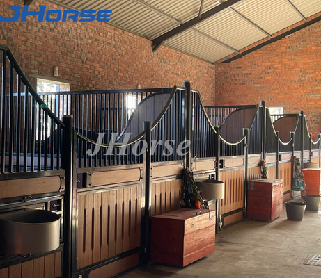 kualitas tinggi modular kuda produk kuda kandang yang stabil panel depan