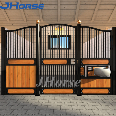 Pabrik Disesuaikan Logam PVC Horse Stall Panel yang dibuat oleh perusahaan jinghua