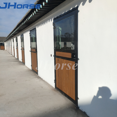Disesuaikan Kuda Shower Membagi Panel Warung Kuda Kayu Bambu Infill