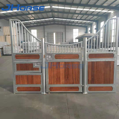 Customisable gaya Eropa Stall Fronts Bambu Metal Free Standing Untuk Keamanan