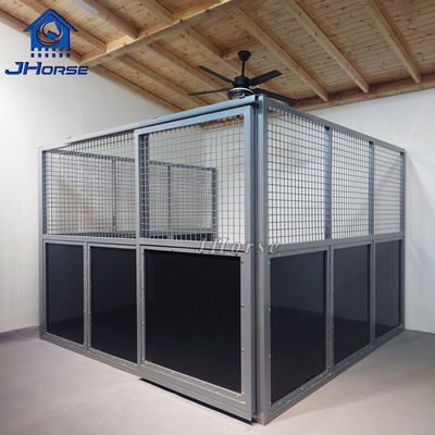 10ft 12ft Portable Horse Stall Panel Baja Sementara Disesuaikan Ekonomi Aluminium