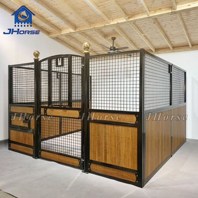 Pertanian Peralatan Kuda Kuda Stable Kuda padat Stall Panel Dengan permukaan yang dilapisi bubuk tidak beracun