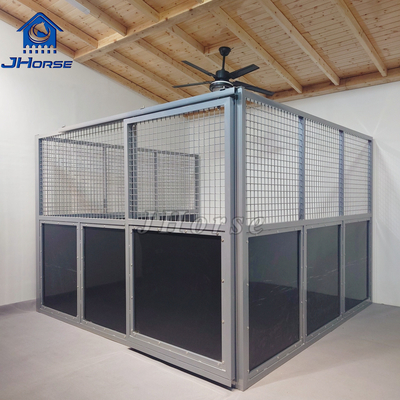 Panel Stall Kuda HDPE Klasik Prefabrikasi Pintu Geser Kuda Stabil