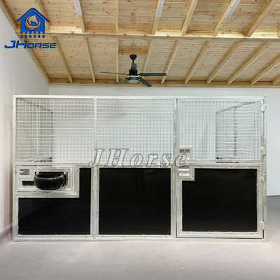 Heavy Duty Bamboo Horse Stall Panel Pintu geser Termasuk Hardware