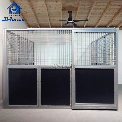 Perlengkapan Kuda Berkuda Kayu Bambu Portable Disesuaikan Pintu stabil Kotak Panel depan