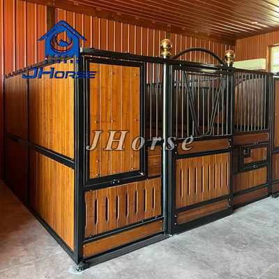 Baja Galvanis Custom Bangun Bambu Kuda Papan Stabil Stall Front