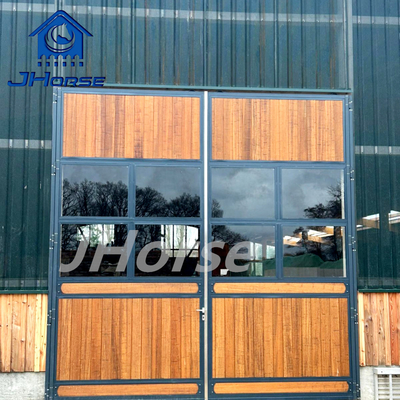 Stal kuda Eropa praktis Bambu Pengisi Palet Kayu Customized Color Powder Coated Paneling
