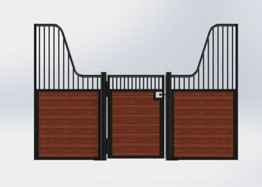 Free Standing European Horse Stalls Sliding Door 2 Kuda Ukuran Kecil
