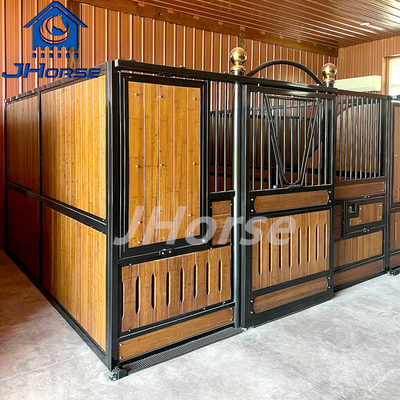 2.2m Stal kuda Eropa Pintu ayunan atau Pintu geser Bambu Isi Bahan Kayu