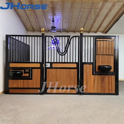 2.2m Tinggi Baja Panel Stall Kuda Eropa