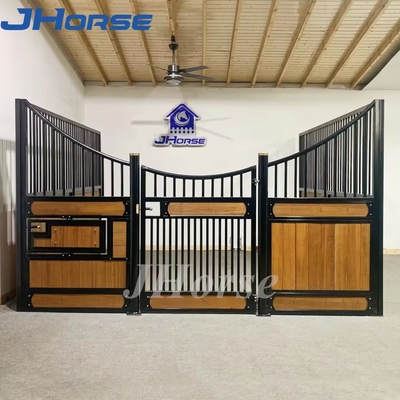 Stabel kuda baja yang kokoh dengan struktur las modular Panjang 3m-4.2m