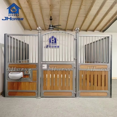 Peternakan Kuda Eropa Stall Panel stabil Front Panjang kustom