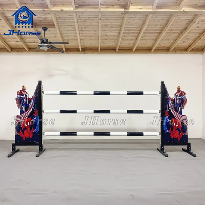 Desain Unik Ketahanan Kuda Jump Agility Aktif Kayu buatan tangan Kuda Jump Hambatan