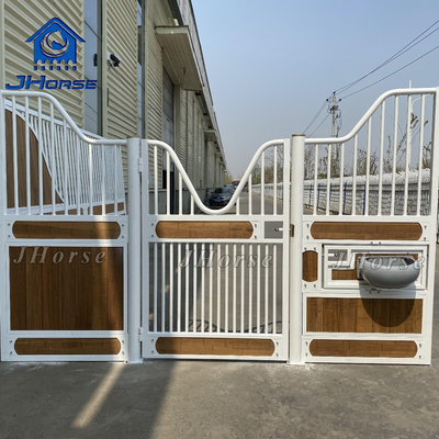 Kuda Galvanized Stabil Powder Coated Perlakuan permukaan Disesuaikan Kayu Plastik