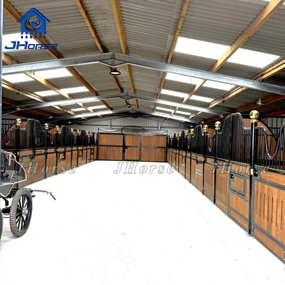 Panel Stall Kuda Ternak Dengan Pipa Bulat 32x1.6mm Ukuran Pintu Disesuaikan