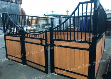 Cina Peralatan Kuda Mewah Stabil Box Depan Portable Panel Stall dengan kayu bambu